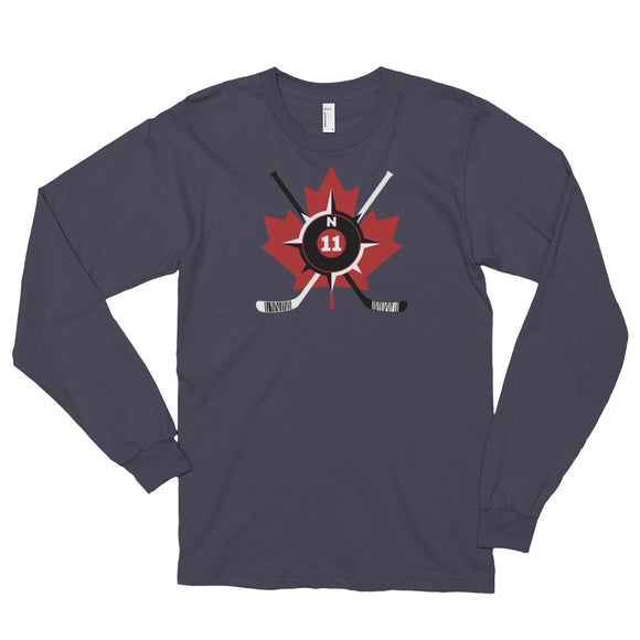 Canada Stick & Puck Long sleeve T-Shirt